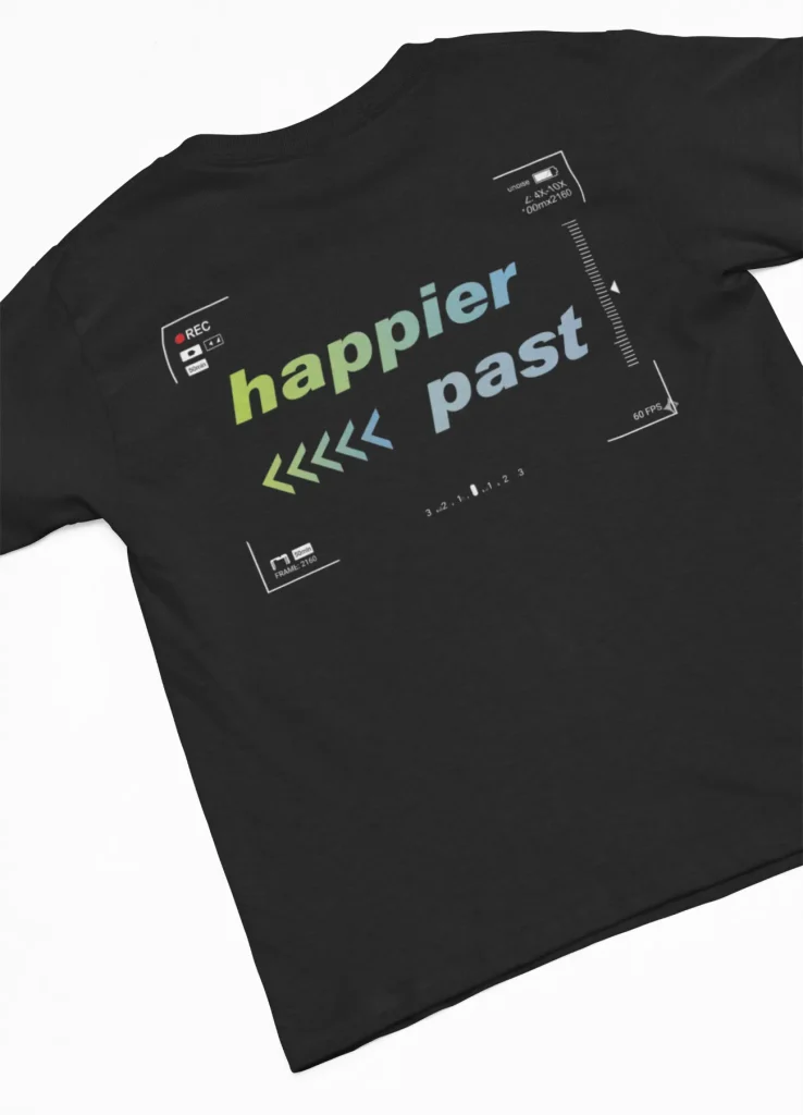 1 verse happier past t-shirt